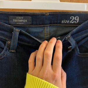 Jcrew Toothpick Jean